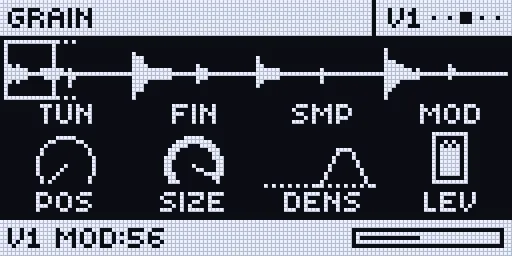GRAIN: the waveform with the grain window